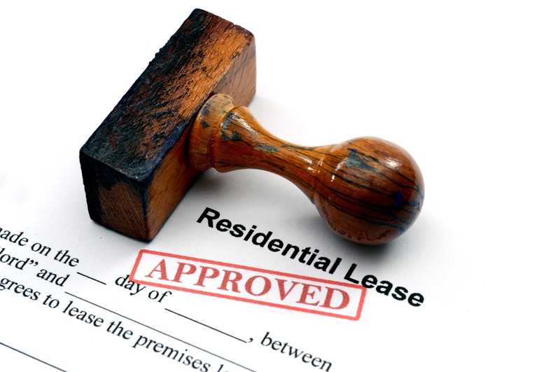 Approved residential lease