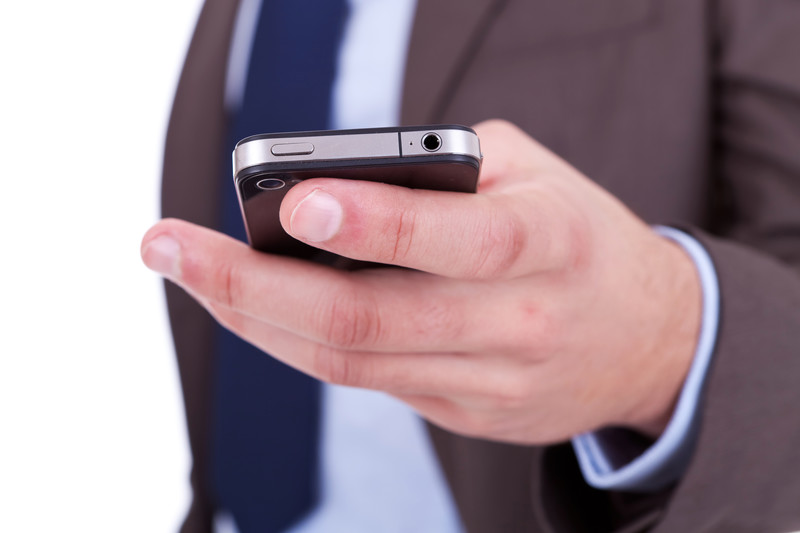 man on phone