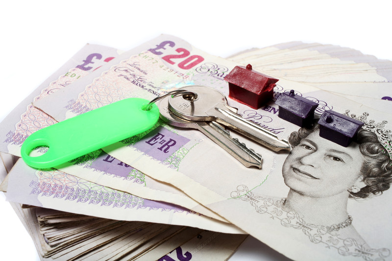 money and house keys 
