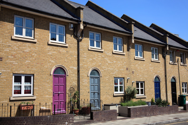 terraced houses