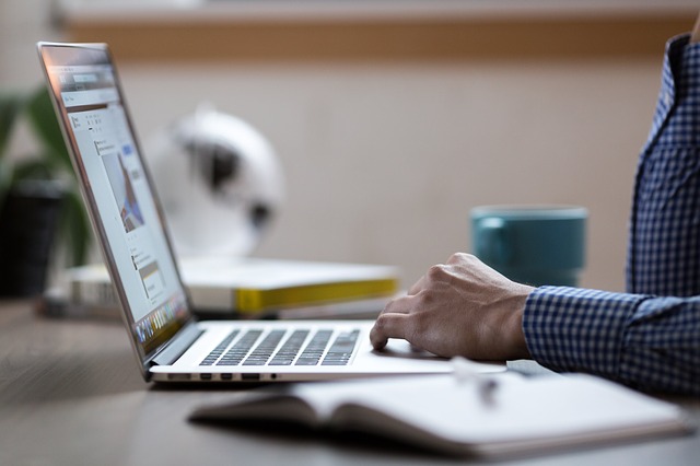 man on laptop