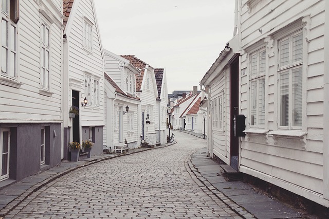 street of houses