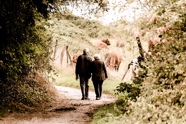 elderly couple