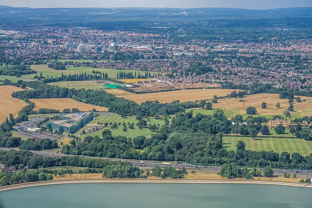 aerial view