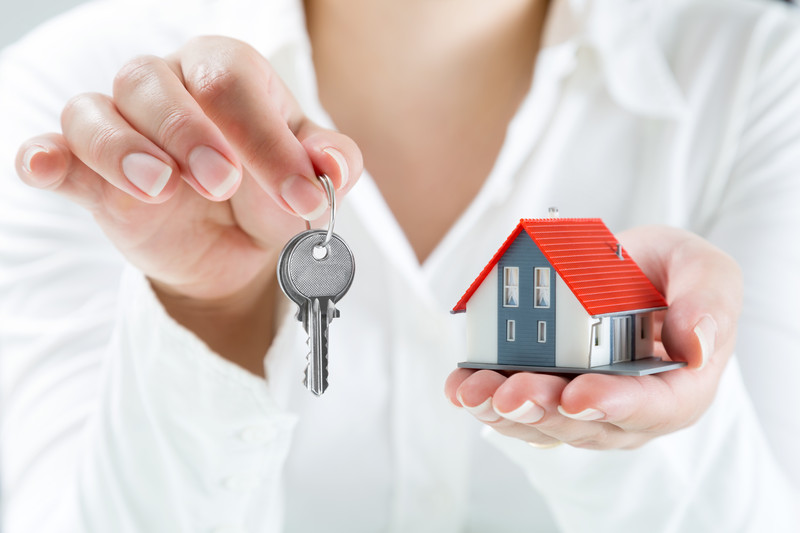 woman with keys