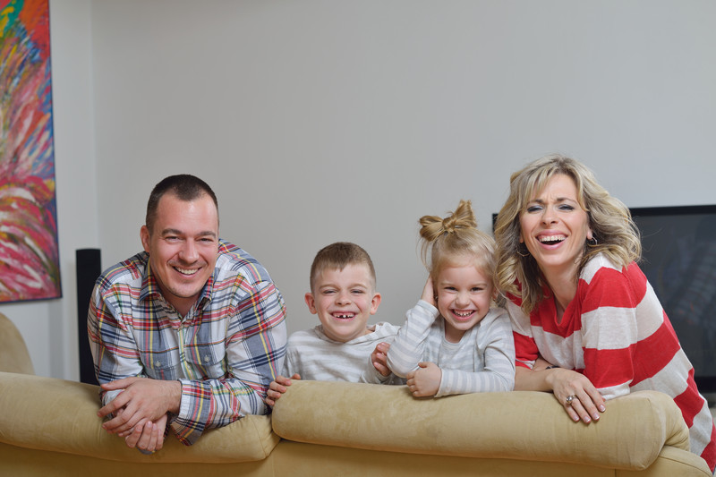 tenant family enjoying home
